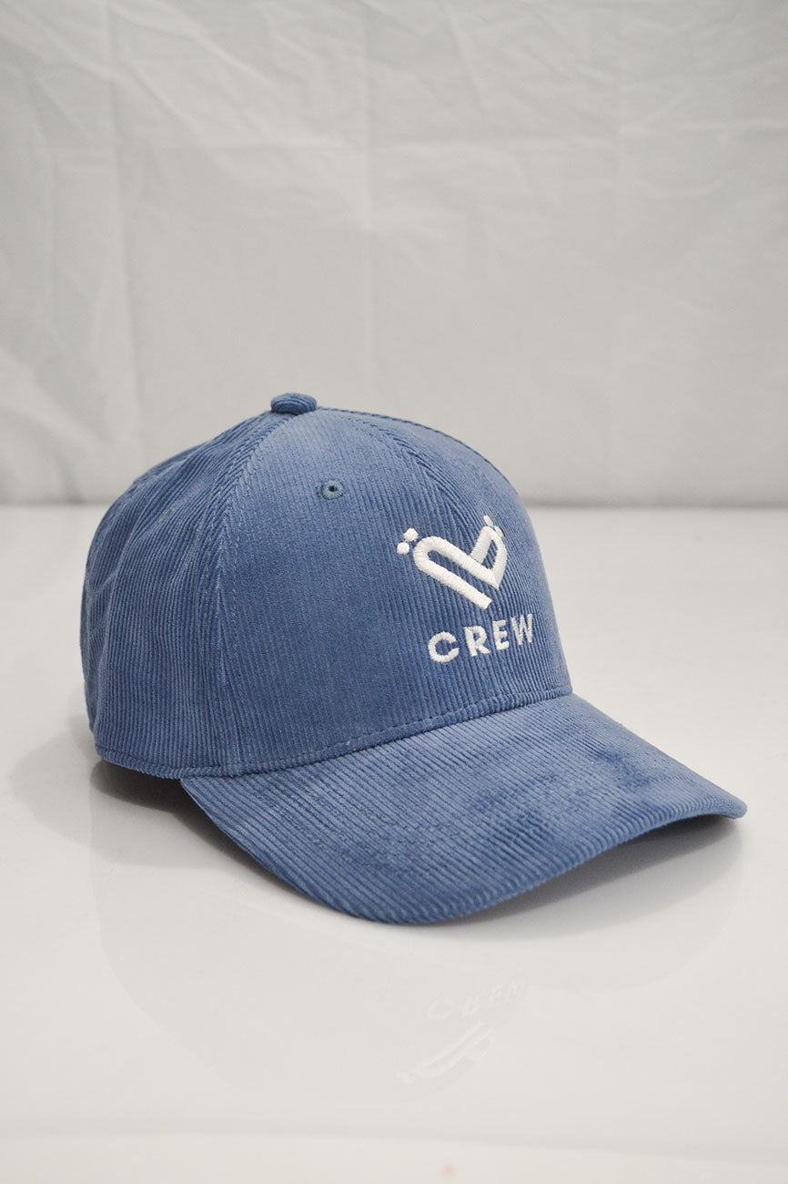 Baseball Cord Crew Cap Bela unisex