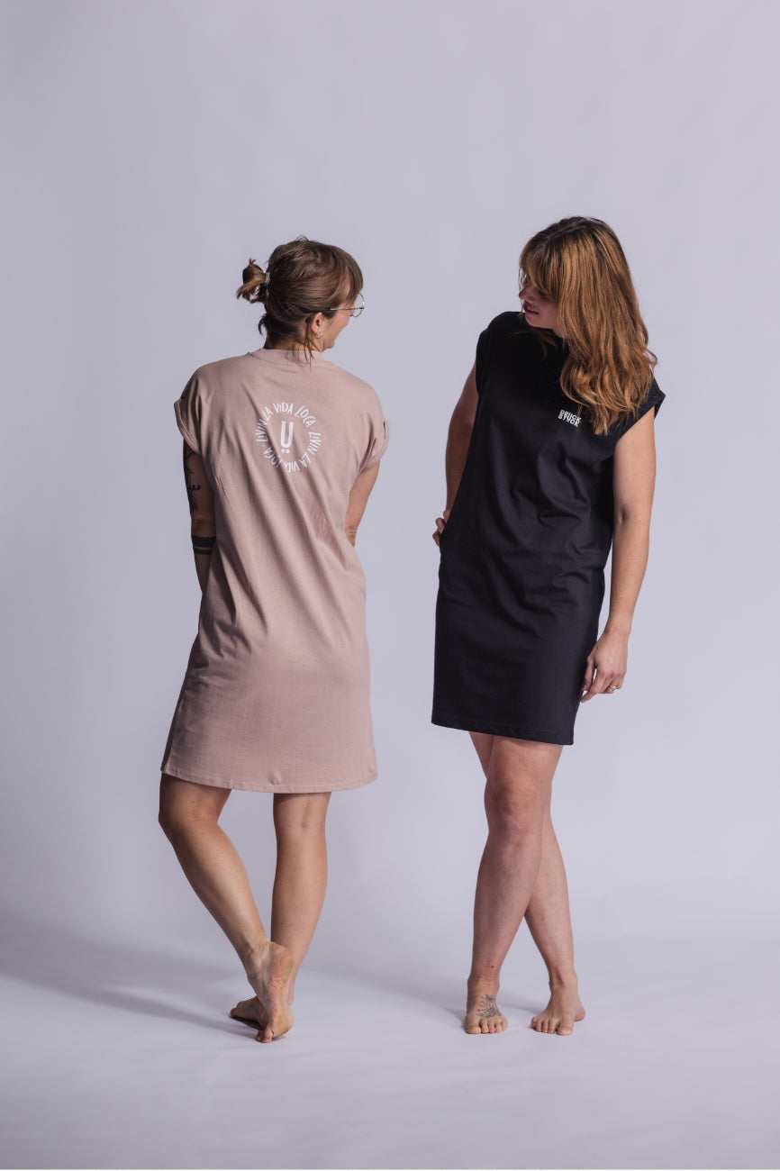 T-Shirt Kleid VIDA LOCA aus Baumwolle