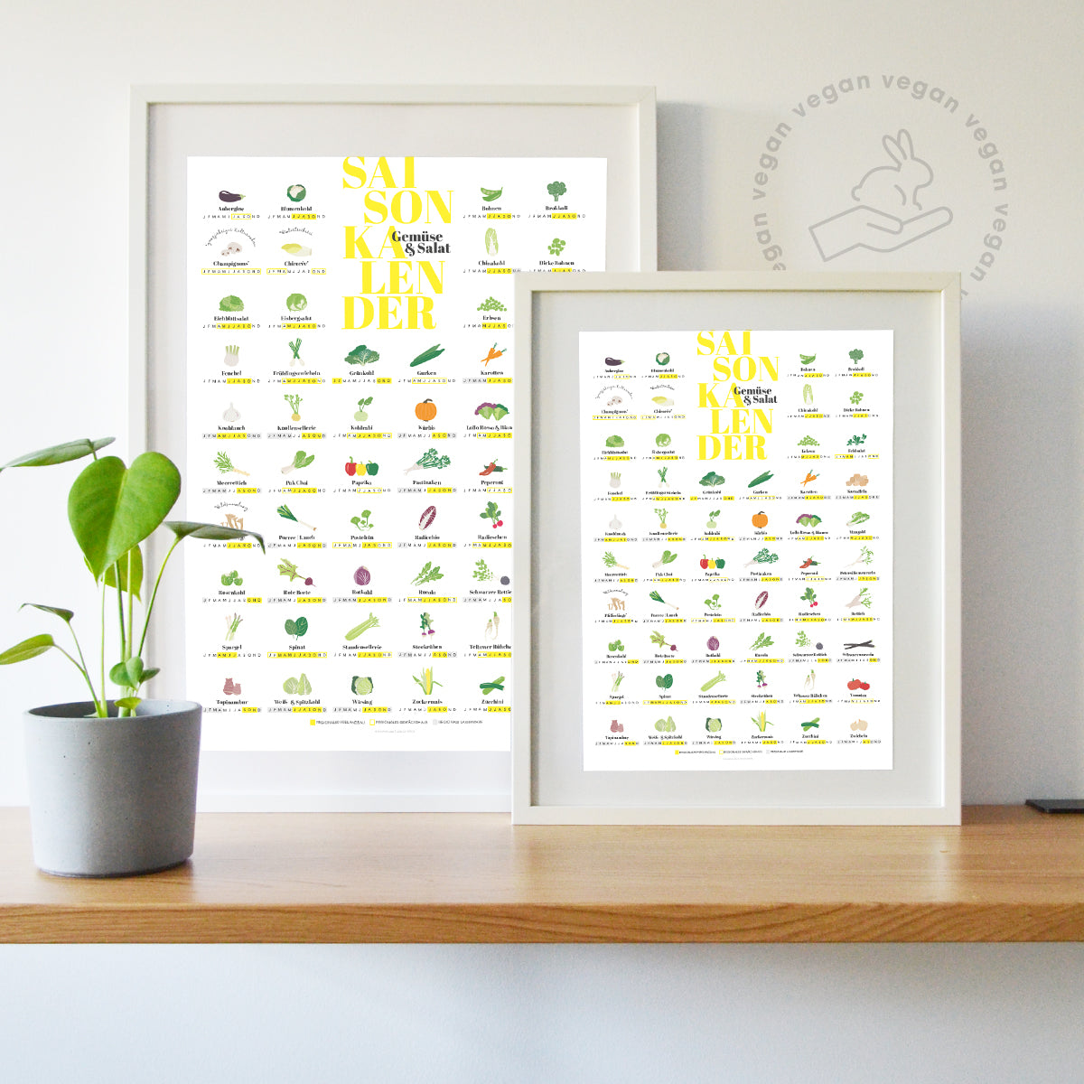 Veganer Saisonkalender