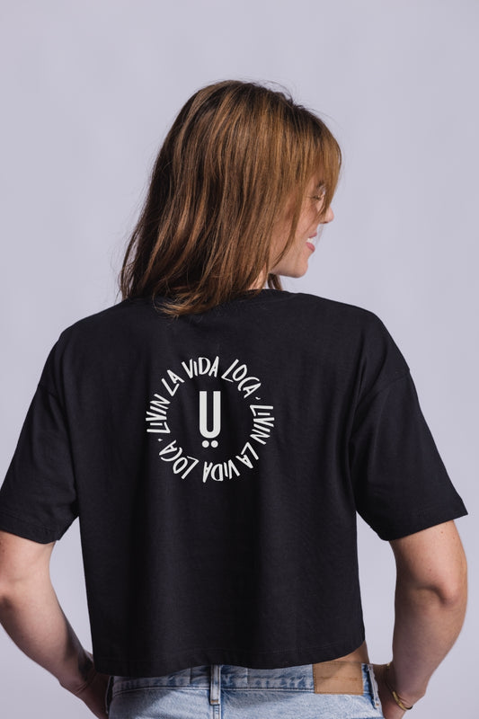 T-Shirt VIDA LOCA cropped