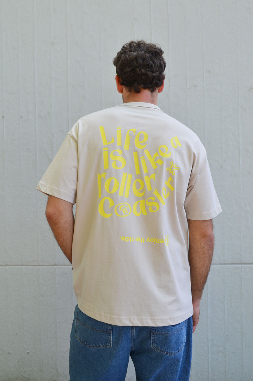 Boxy Luca T-Shirt Roller Coaster unisex